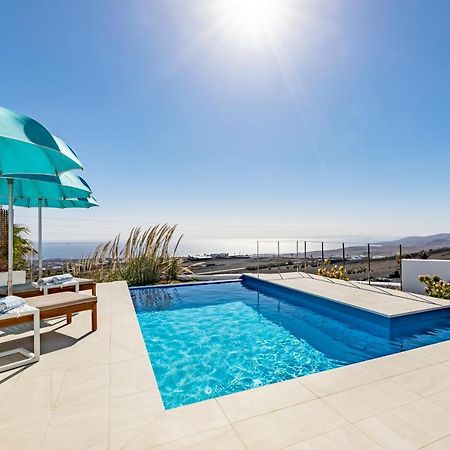 "New" Deluxe Designer Villa Infinity, With Panoramic Sea Views,Own Exclusive Heated Private Pool, Subtropical Gardens Tías Eksteriør bilde
