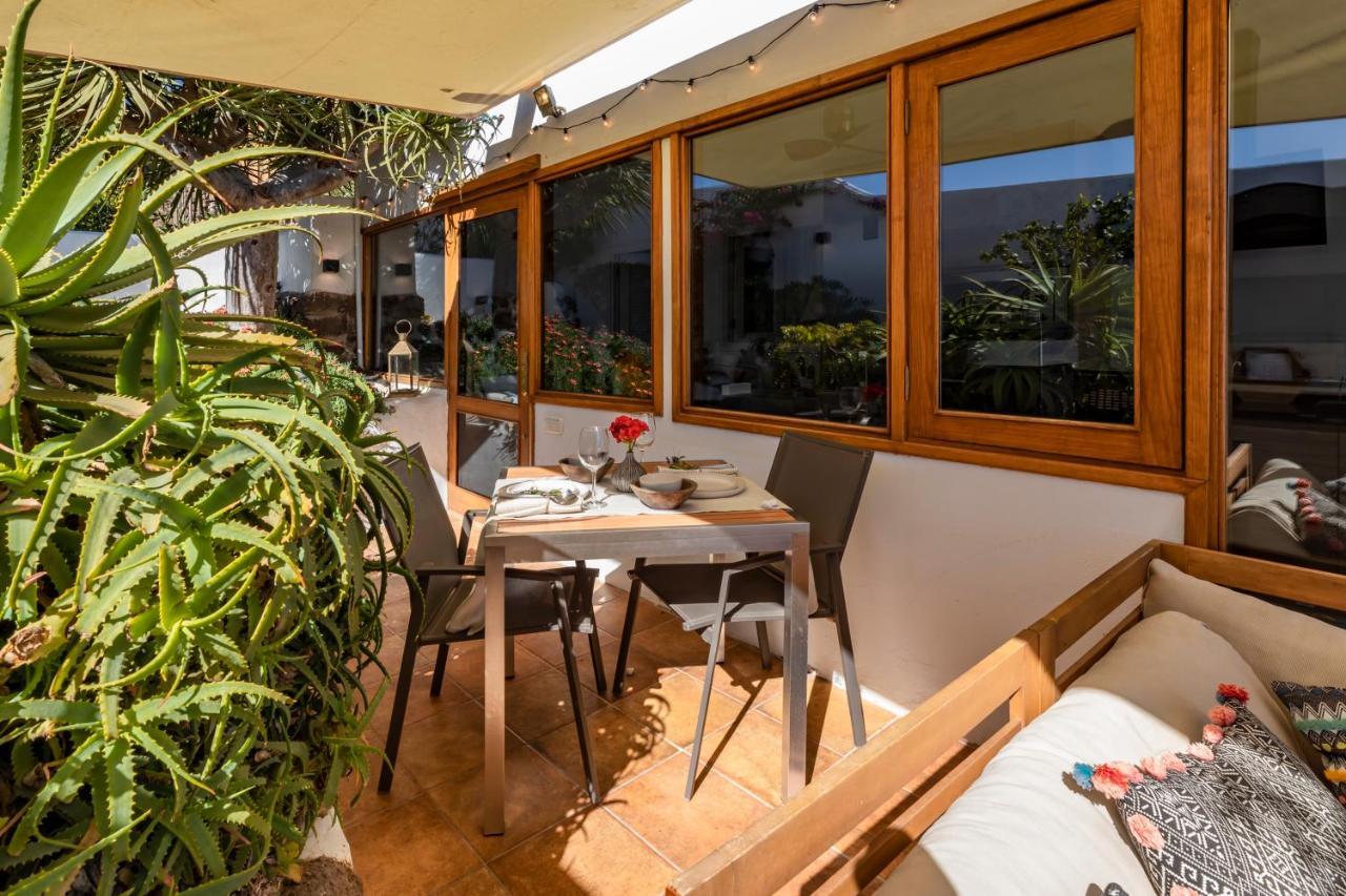 "New" Deluxe Designer Villa Infinity, With Panoramic Sea Views,Own Exclusive Heated Private Pool, Subtropical Gardens Tías Eksteriør bilde